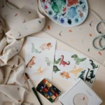 Babero Silicona Anticaída MUSHIE- Dinosaurs - Imagen 4