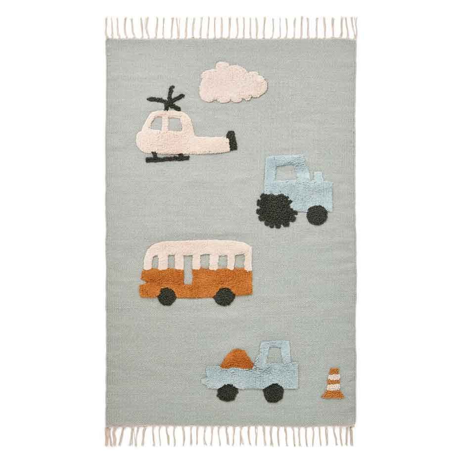 Bent-rug-small_LW14990_9873_Vehicles_4-22_1-1_e3ecbe9853b540c0b2ca7df0979ad479 Alfombra infantil BENT 120cm x 80cm | Vehicles - Imagen 1