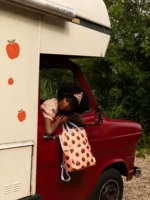 Mochila Escolar | Apples - Berryswirl/cherryred/sunny blue - Imagen 2