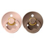 Pack 2 Chupetes BIBS Round 0-6M | Dark Oak/Blush - Imagen 5