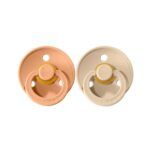 Pack 2 Chupetes BIBS - 6-18M Peach/Vanilla