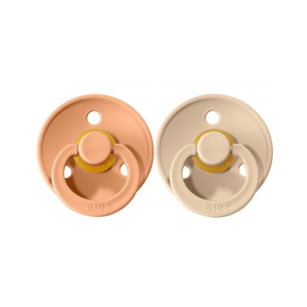 Pack 2 Chupetes BIBS - 6-18M Peach/Vanilla