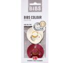 Pack 2 Chupetes BIBS Round 0-6M | Ivory/Ruby - Imagen 4