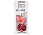 Pack 2 Chupetes BIBS - 0-6M Coral/Ruby - Imagen 3