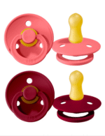 Pack 2 Chupetes BIBS - 0-6M Coral/Ruby - Imagen 2