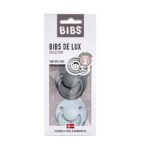 Pack 2 Chupetes BIBS  De Lux - 0-6M Iron/Baby Blue - Imagen 6