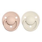 Pack 2 Chupetes BIBS  De Lux - 0-6M Ivory/Blush