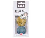Pack 2 Chupetes BIBS  De Lux - 6-18M Mustard/Petrol - Imagen 6