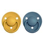 Pack 2 Chupetes BIBS  De Lux - 6-18M Mustard/Petrol