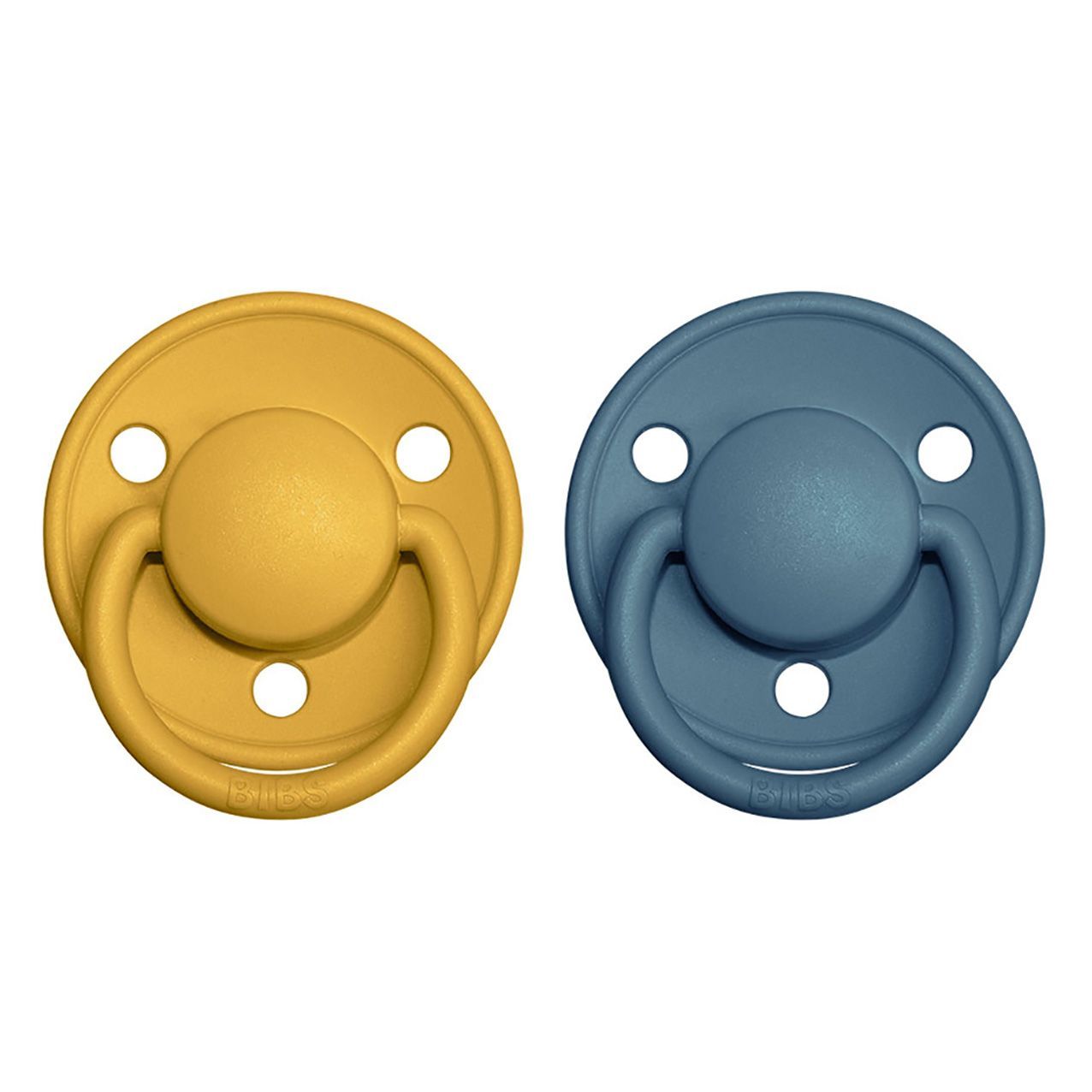 Bibs-Chupetes-De-Luxe-Mustard-Petrol-Cocoliso-1_l_4133858a0341aefd30b0d775d0e1fe32 Pack 2 Chupetes BIBS De Lux - 6-18M Mustard/Petrol - Imagen 1