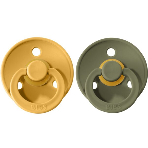 Pack 2 Chupetes BIBS - 0-6M Honey Bee/Olive