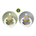 Pack 2 Chupetes BIBS Nocturnos- 0-6M Simétrica Sage/ Cloud