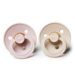 Pack 2 Chupetes BIBS Nocturnos- 0-6M Blush/Vanilla - Imagen 4