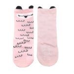 Calcetines Antideslizantes Largos Pajarito Rosa - Imagen 2