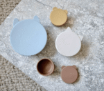 Bol grande con tapa | CHARLOT 16cm - Rabbit Sea Blue - Imagen 5