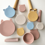 Bol grande con tapa | CHARLOT 16cm - Rabbit Sea Blue - Imagen 2