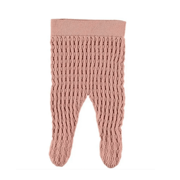 Polaina punto calado ARATZ - Pale Rose