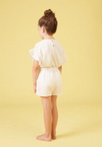 Shorts bambula STELLA blancos - Imagen 4