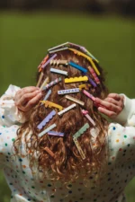 Set x3 clips de pelo | Waves Pastel - Imagen 6
