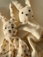 Doudou floral RABBIT | Fleur Tricolore - Imagen 2