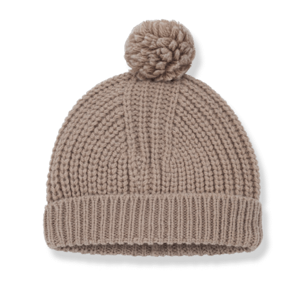 Gorro pompóm ERNA | OLD ROSE