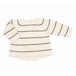 Jersey punto bobo rayas IGGY - Cream grey - Imagen 3