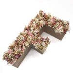 Letra/Número de Flores - 25 cm