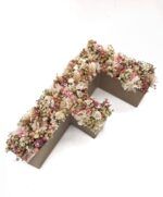 Letra/Número de Flores - 25 cm