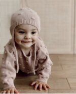Gorrito punto popcorn ISSUR - Pale Rose - Imagen 3