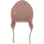 Gorrito punto popcorn ISSUR - Pale Rose