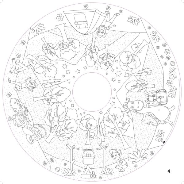 Recarga de 20 hojas para colorerar - Adventure Mates - The Drawin'table Home Edition