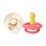 Pack 2 Chupetes BIBS - 6-18M Coral/Ivory - Imagen 2