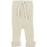 Pantalón punto canalé JACOB - Cream