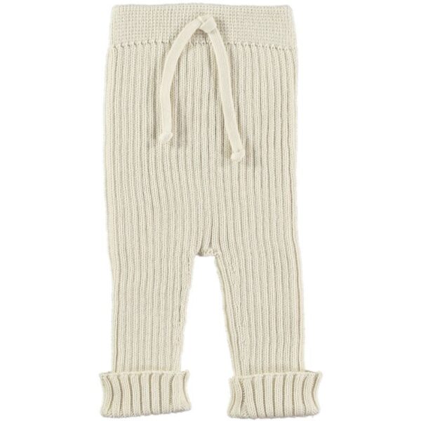 Pantalón punto canalé JACOB - Cream
