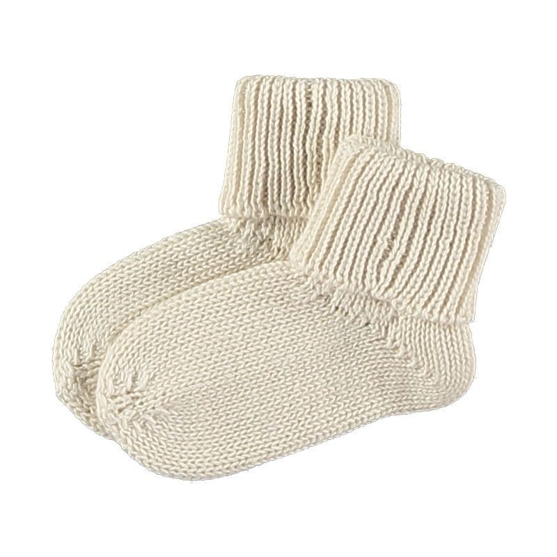 JUNO-cream_baja_0e594c3ce8195b237b2a15529d69baf2 Patuco punto JUNO - Cream - Imagen 1