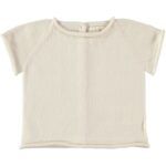 Camiseta MC punto | JAN - Cream