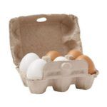 Juego de 6 huevos de madera - Imagen 2