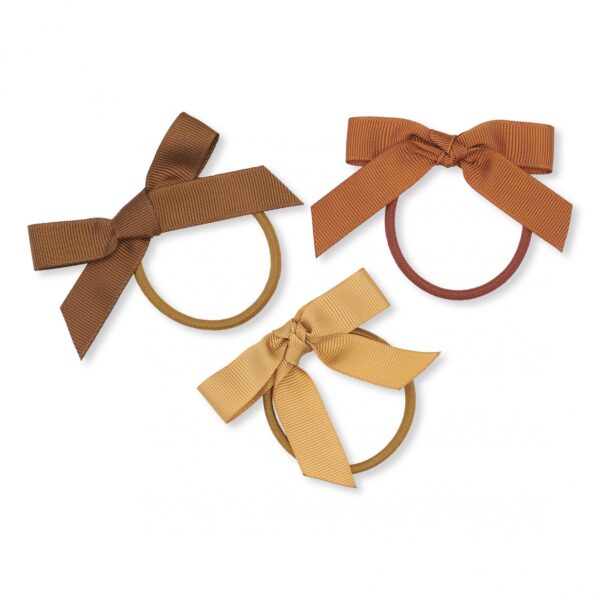 Set x3 gomas de pelo con lazo | Moonbeam