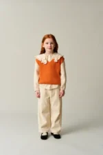 Blusa cuello peter pan ALVAK KIDS | Crema - Imagen 4