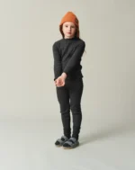 Legging canalé KIDS | Gris oscuro - Imagen 2
