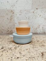 Bol grande con tapa | CHARLOT 16cm - Dino Mustard - Imagen 2