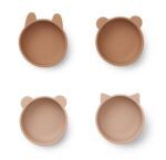 Pack x 4 cuencos silicona Iggy - Tuscany Rose Mix