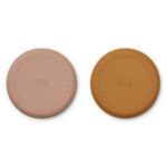 Pack x 2 Platos Silicona Gordon - Cat Dark Rose/Mustard Mix - Imagen 4