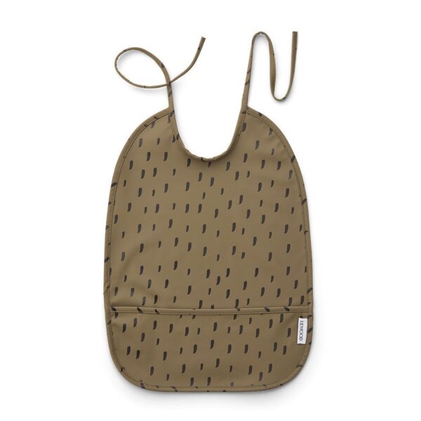 Babero Plastificado Lai | Graphic Stroke Khaki