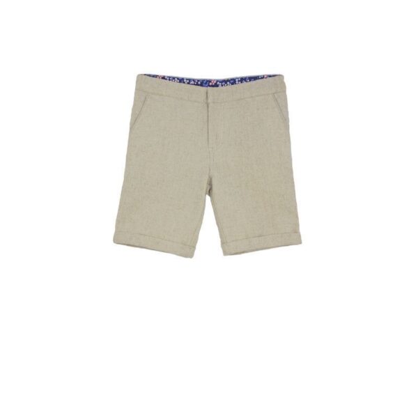 Bermudas Niño Lino Natural