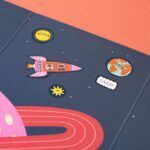 Set 150 Pegatinas removibles | SPACE - Imagen 5