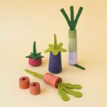 Encajable madera y fieltro | VEGGIES - Imagen 2