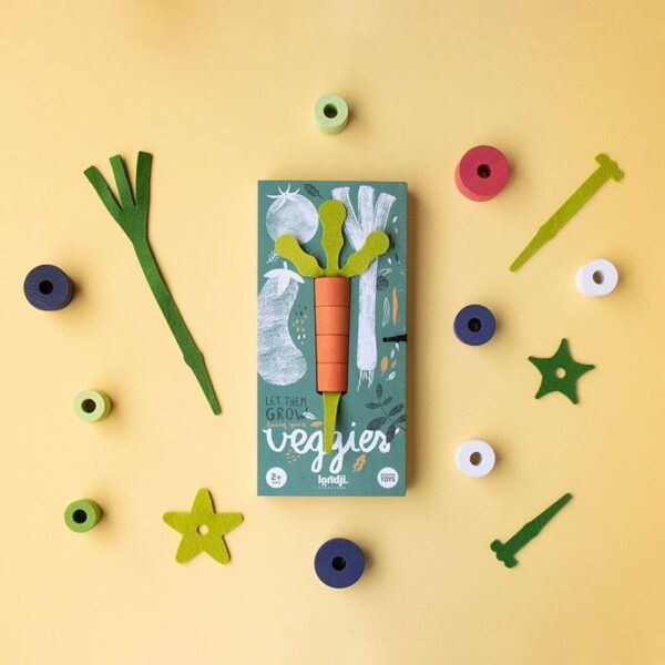 Encajable madera y fieltro | VEGGIES