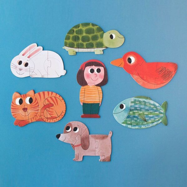 Puzzle reversible 21 piezas | I LOVE MY PETS