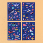 Set 150 Pegatinas removibles | SEA - Imagen 3